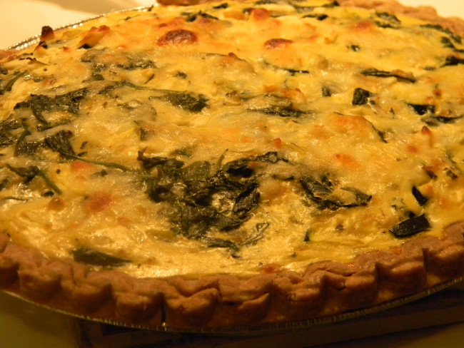 Spinach & Zucchini Pie – 141 – Just Ducky Dishes