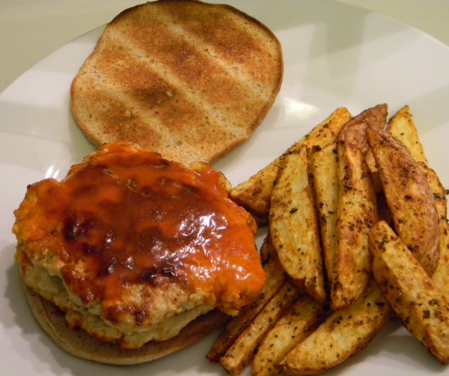 Stuffed Buffalo Chicken Burgers